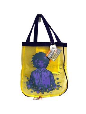 Jimi Hendrix Rock Star Mesh Beach Bag - New With Tags!